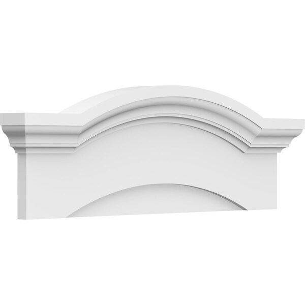 Ekena Millwork Eyebrow Architectural Grade PVC Pediment, 30"W x 10-1/2"H x 2-3/4"P PEDP030X105EYE00 - main